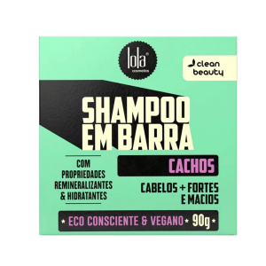 Shampoo em Barra Cachos Lola Cosmetics 90g - Foto 0