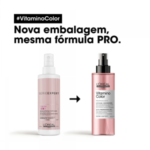 Spray Leave-in 10 em 1 Vitamino Color L'Oréal Professionnel 190ml - Foto 4