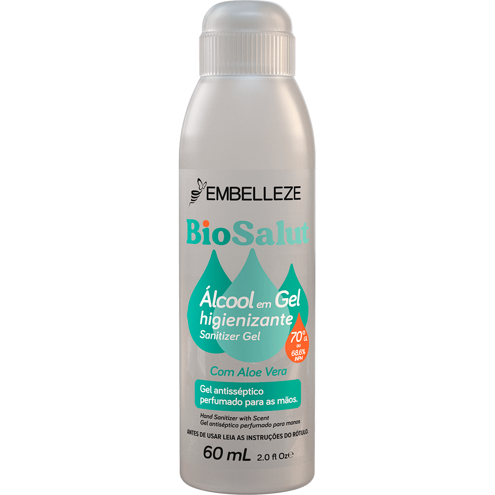 Embelleze Álcool em Gel Biosalut Higienizante 60ml - Foto 0