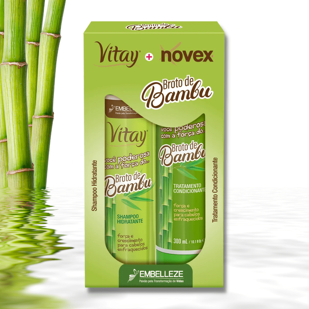 Embelleze Kit Vitay Novex Broto de Bambu - Foto 1