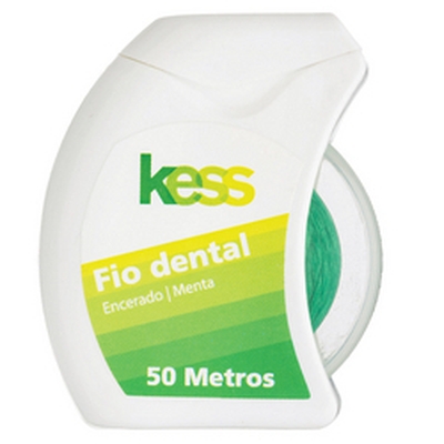 Kess Fio Dental Encerado Menta 50M