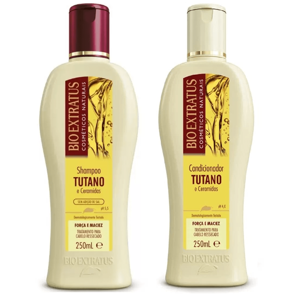 KIT de tratamento Bio Extratus Força e Maciez Tutano (Shampoo + Condicionador)