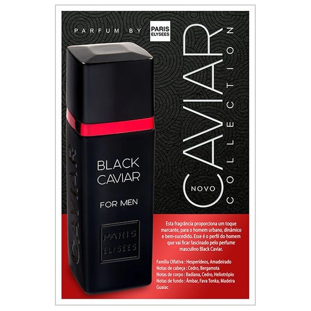 Perfume Black Caviar Paris Elysees 100ml - Foto 3