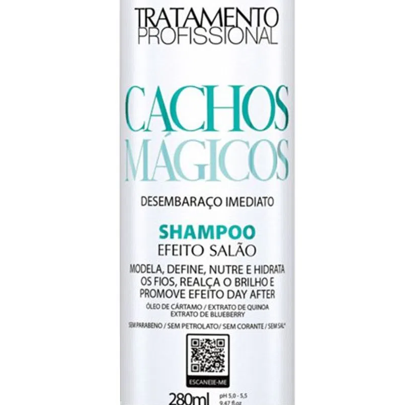 Shampoo Efeito Salão Eico Cachos Mágicos 280ml - Foto 1