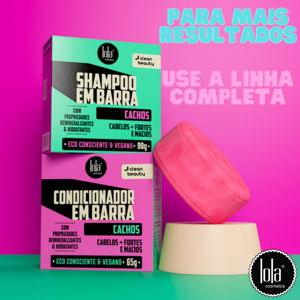 Shampoo em Barra Cachos Lola Cosmetics 90g - Foto 3