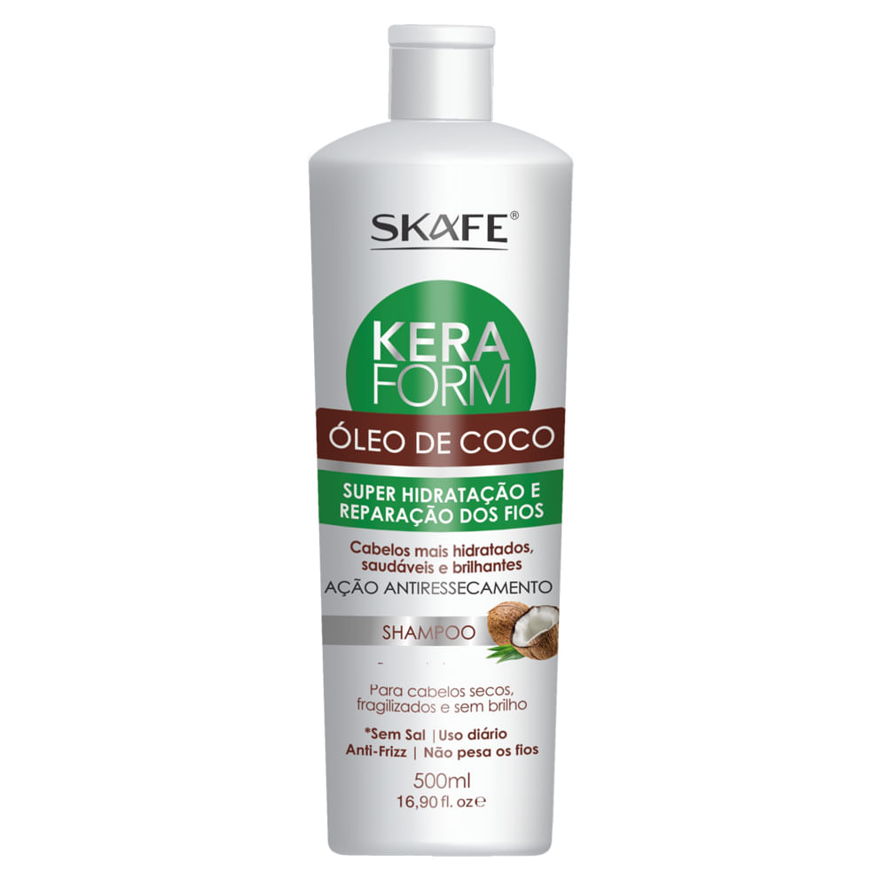 Skafe Shampoo KeraForm Óleo de Coco 500ml