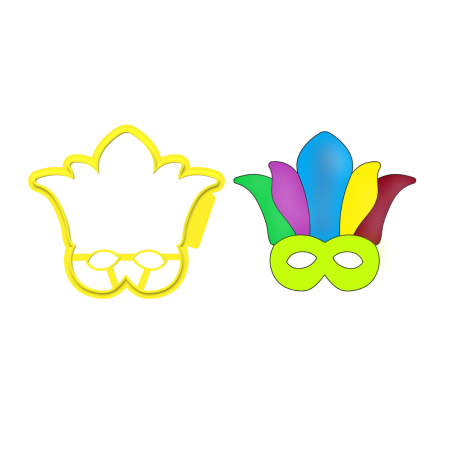 Cortador Máscara Carnaval 1