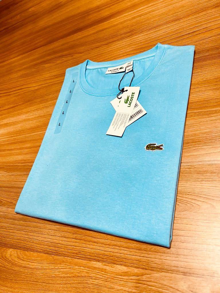 Camiseta Masculina Lisa Lacoste Premium - PEDIDO MINIMO 10 PRODUTOS - Atacado Peruanas Premium