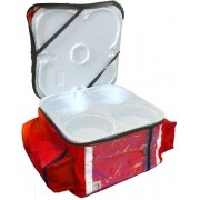 Bolsa Mochila Delivery Bag Nylon Pequena 8 Marmitex Alumínio Nº 09