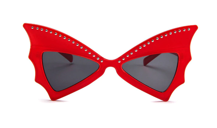 Óculos Bat Vermelho