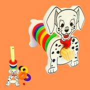 Cachorrinha Alegre /brinquedo pedagógico/18 meses
