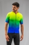 Camisa Ciclismo Free Force Start All Fit Yellow Blue Gradient Masculina