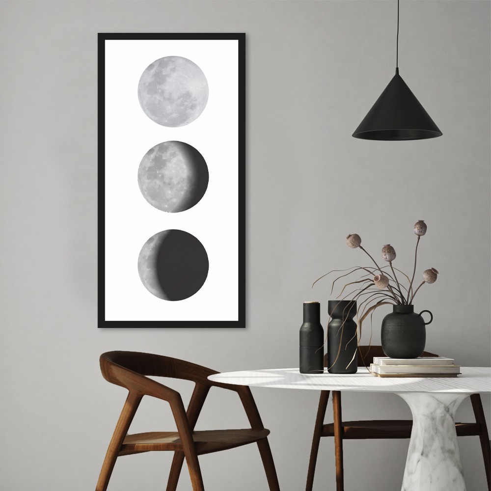 Quadro Decorativo Fases da Lua