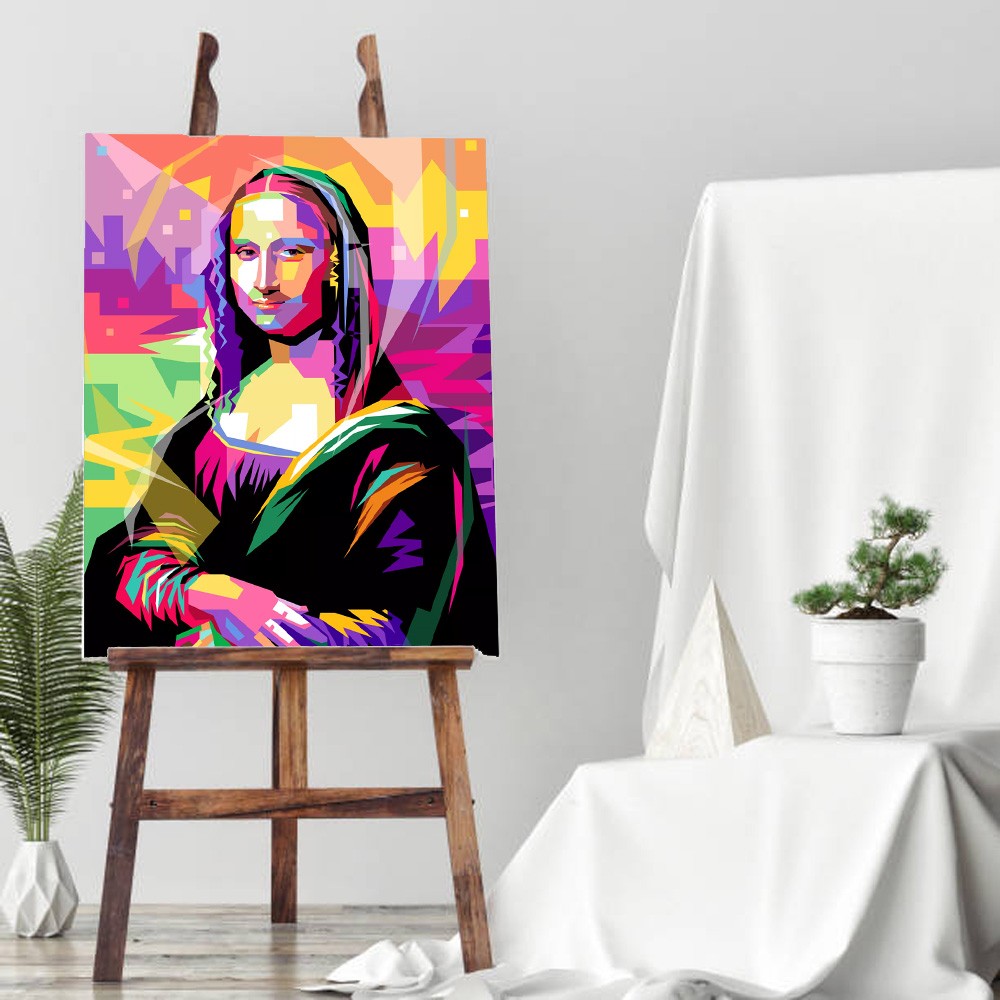 Quadro Decorativo Mona Liza Pop Art