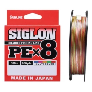 Linha Siglon Sunline PE X8 600M N5 80LB Multi color