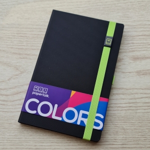 Caderno Ótima Capa dura Papertalk Maxi Colors, 84 folhas Pautadas