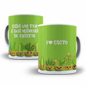 Caneca Personalizada - I Love Cacto