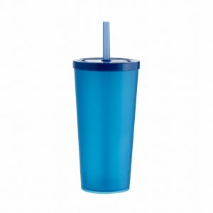 Copo Life Cup com Canudo - 600 ml