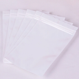 Saco Branco + Transparente 11 x 16 cm - 50 UNIDADES