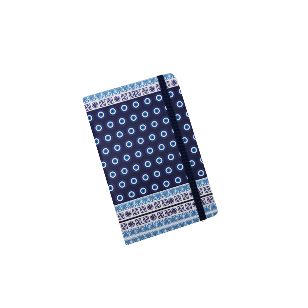 Caderneta Pequena, decorada, com elástico e marca páginas - Redoma