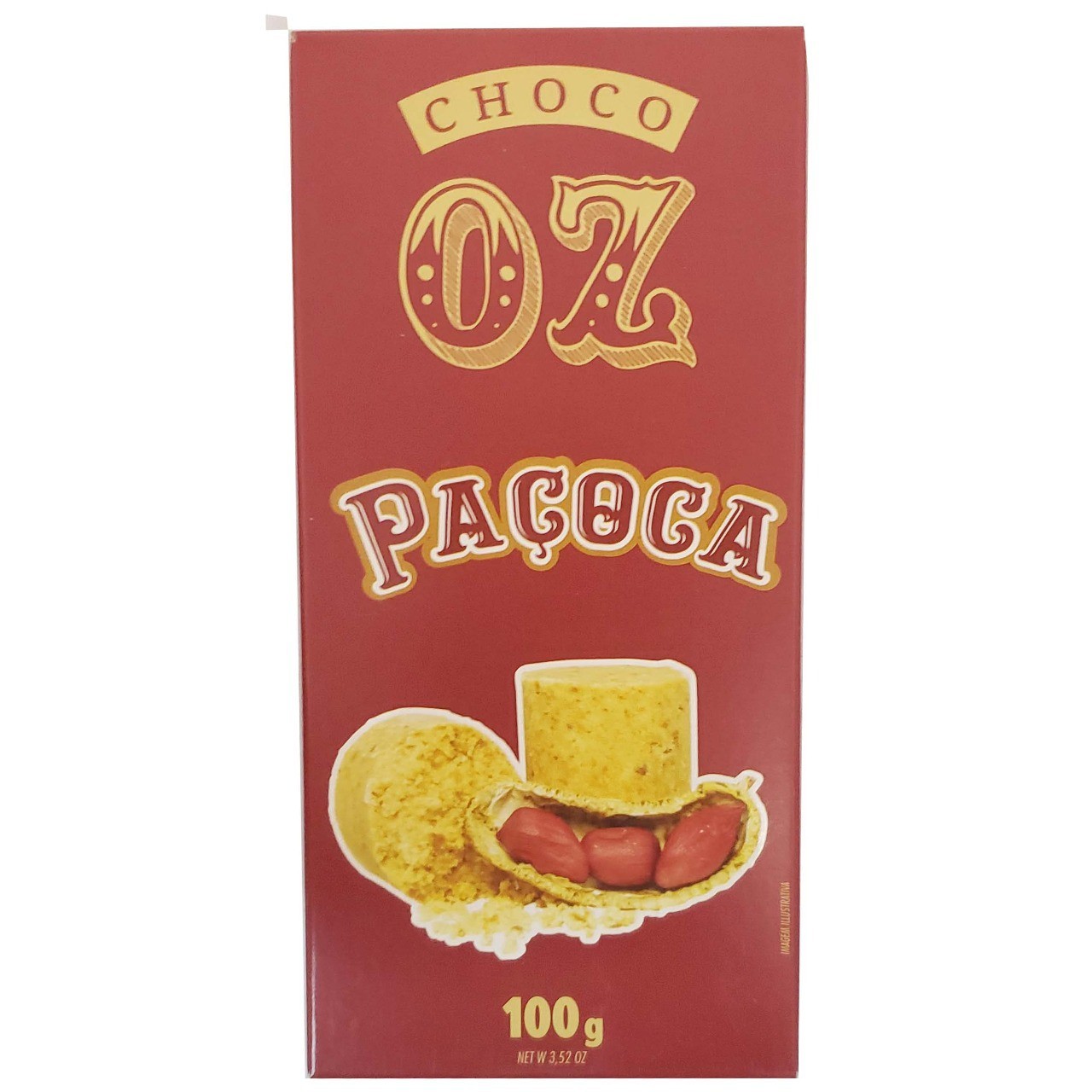 Choco Oz Paçoca 100g - UN