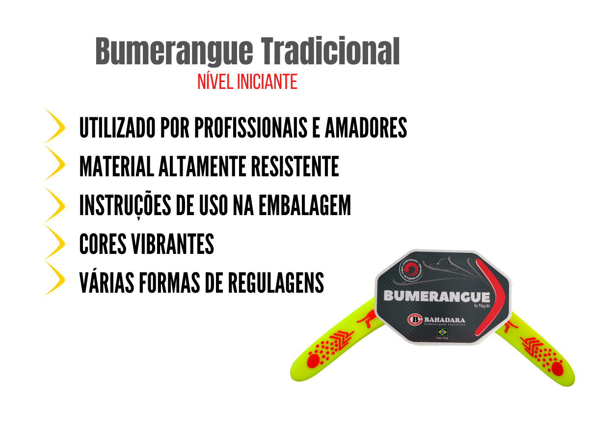 Kit 3 Bumerangues + Frisbee