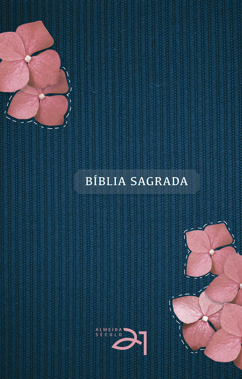Bíblia Almeida Século 21 Capa Dura - Feminina com Flores |