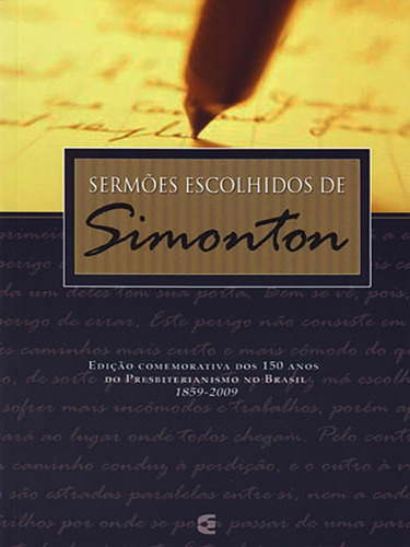 Sermões Escolhidos de Simonton | Ashbel Green Simonton | Editora Cultura Cristã