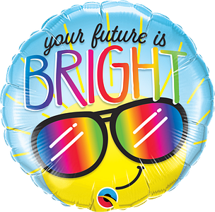 BALÃO 18 YOUR FUTURE IS BRIGHT 82271