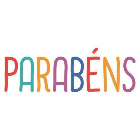 LETTERING TRANSFER PARA BALÃO PARABÉNS G 1 UND 2018