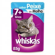 Whiskas Sachê Peixe Ao Molho 7+ 85g