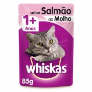 Whiskas Sachê Salmão Ao Molho 85g