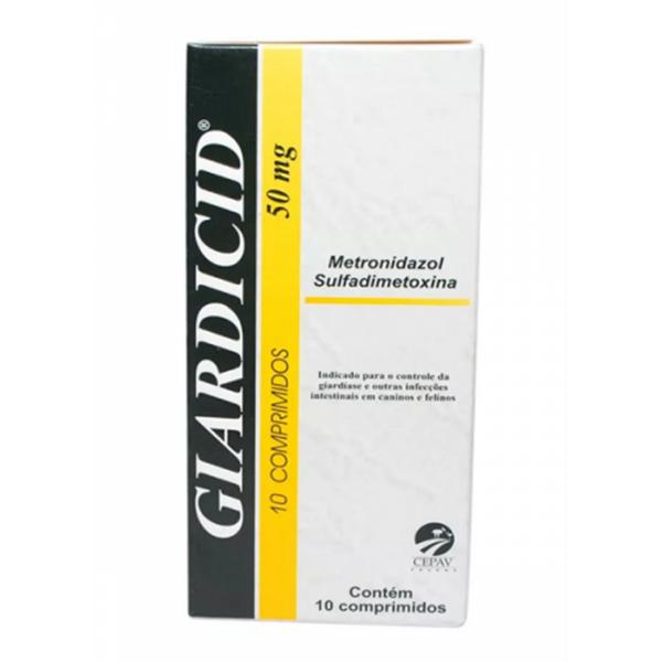 Cepav Giardicid 50mg - 10 Comprimidos