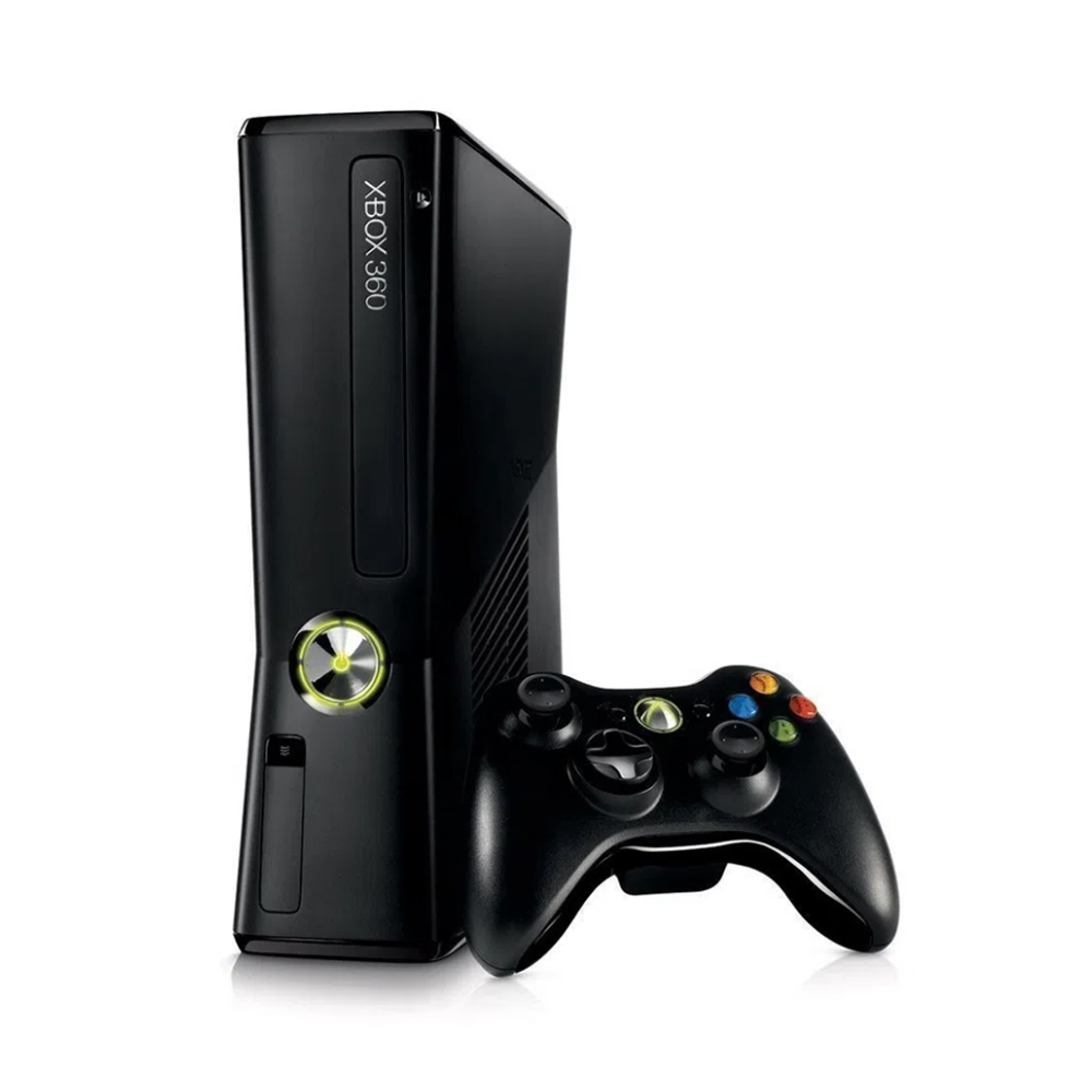 Console Xbox 360 4GB Slim PREOWNED Wifi com Controle Sem fio Microsoft