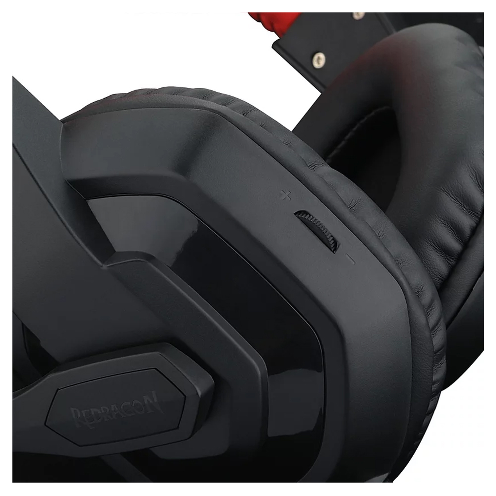 Fone de Ouvido Headset Gamer Ares P2 + Adaptador H120 Redragon