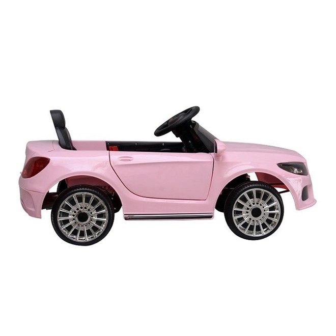 Mini Carro Eletrico 6v Infantil Rosa 3km/h com Controle BW007RS Importway