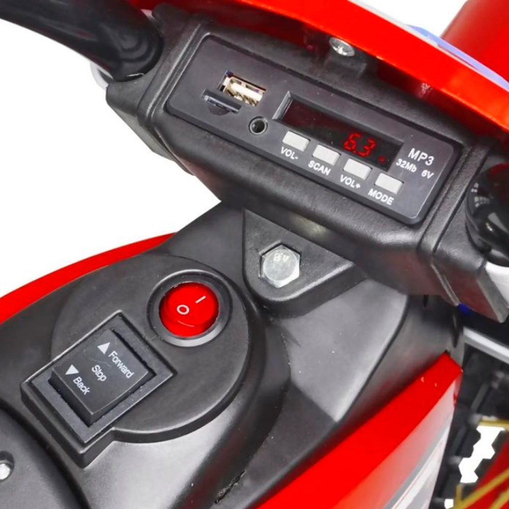 Mini Moto Cross Eletrica Infantil 6v Vermelha BW083VM Importway