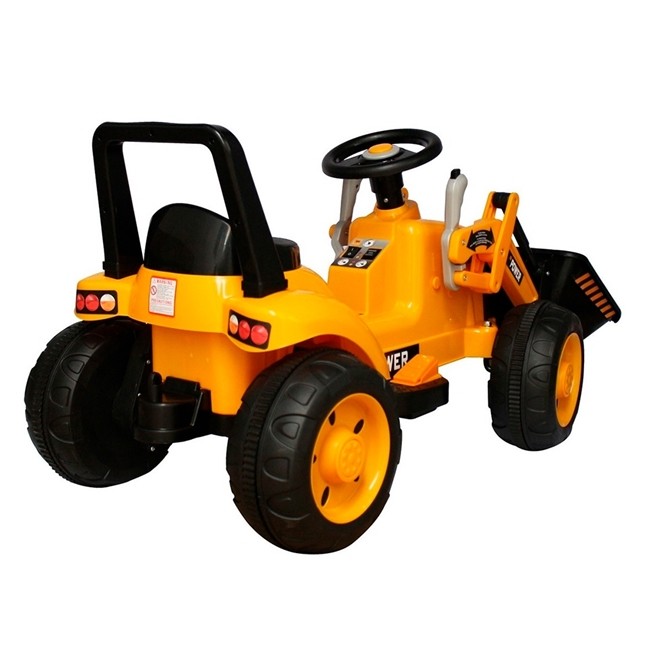Mini Trator Eletrico 6v Infantil Escavadeira Amarelo  BW081AM Importway