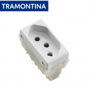 Módulo Tomada 2P+T Tramontina  20A  250V  57115/032  Branco