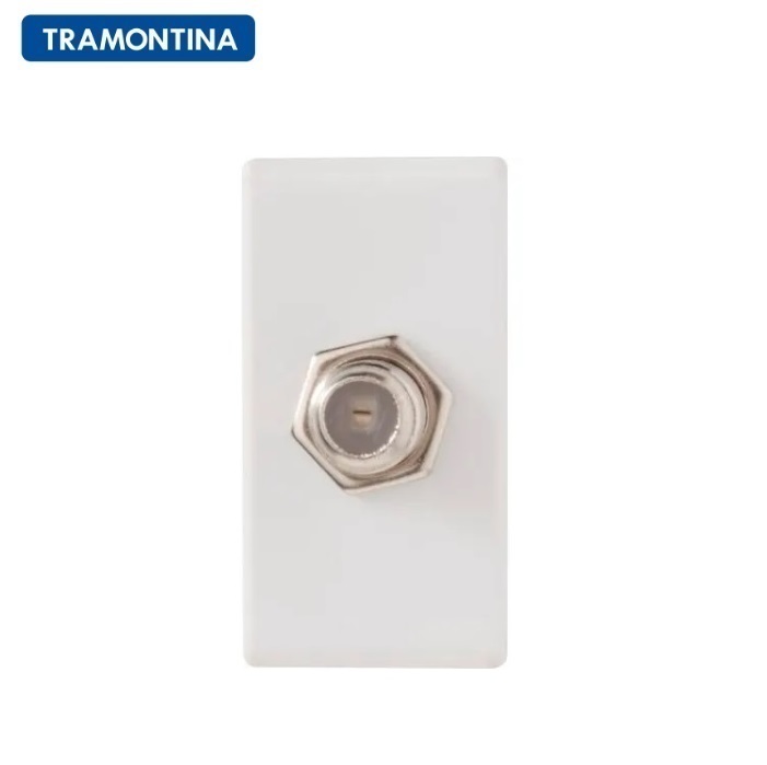 Módulo para Tomada TV SAT Tramontina Coaxial Direta 57115/042 Branco