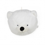 Cabeça Modali Baby Urso Polar de Pelúcia