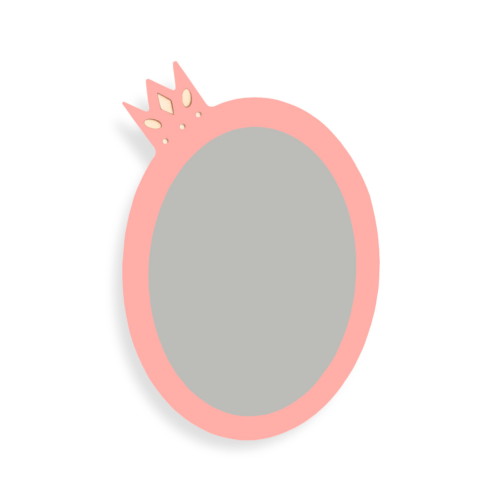 Espelho Adot Princesa Rosa