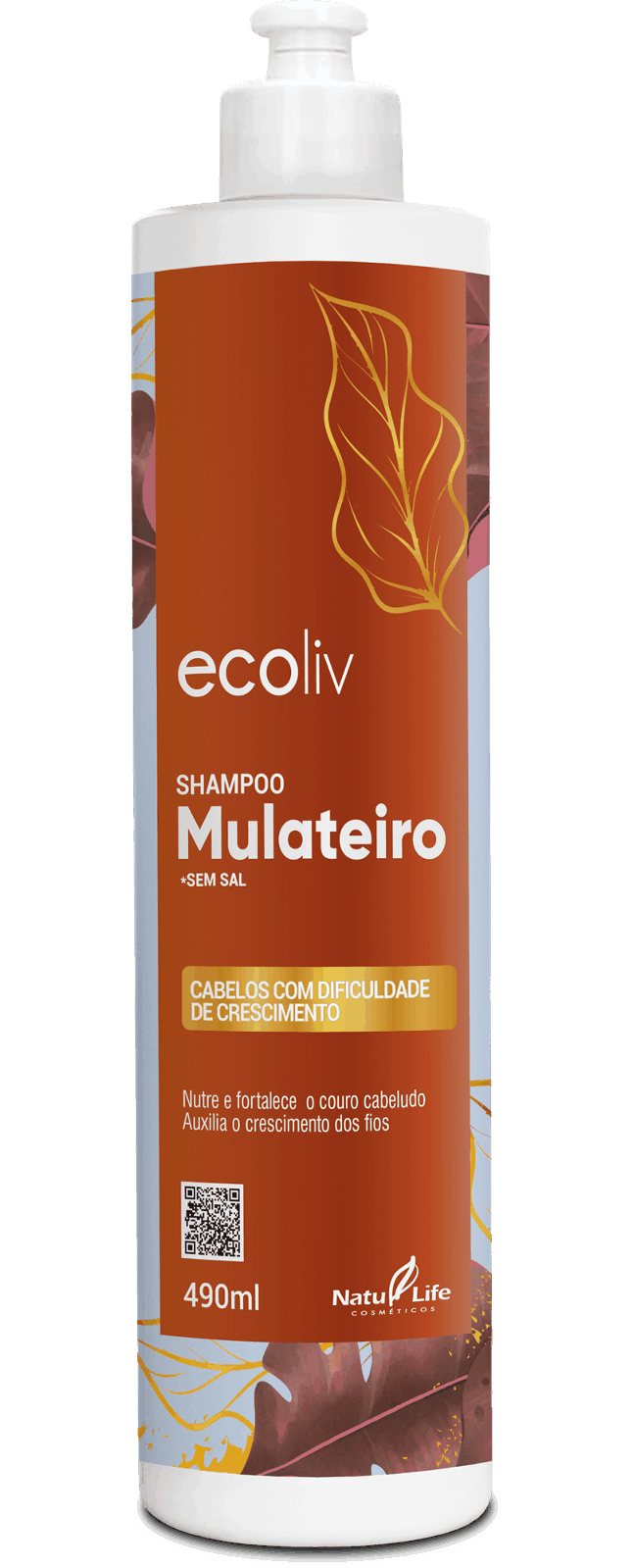 Mulateiro Shampoo Natu Life - 490ml