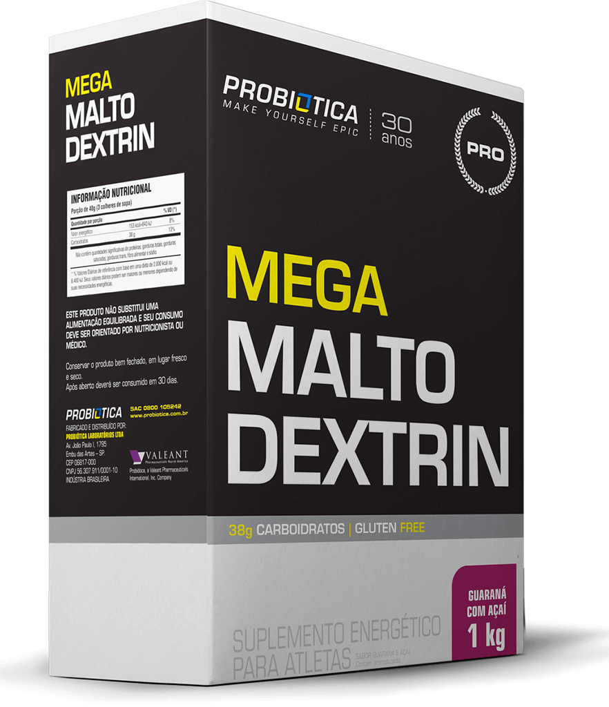 Mega Maltodextrin - Caixa 1kg - Sabores