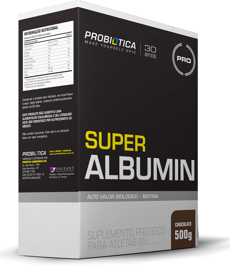 Super Albumin - Caixa 500g - Sabores