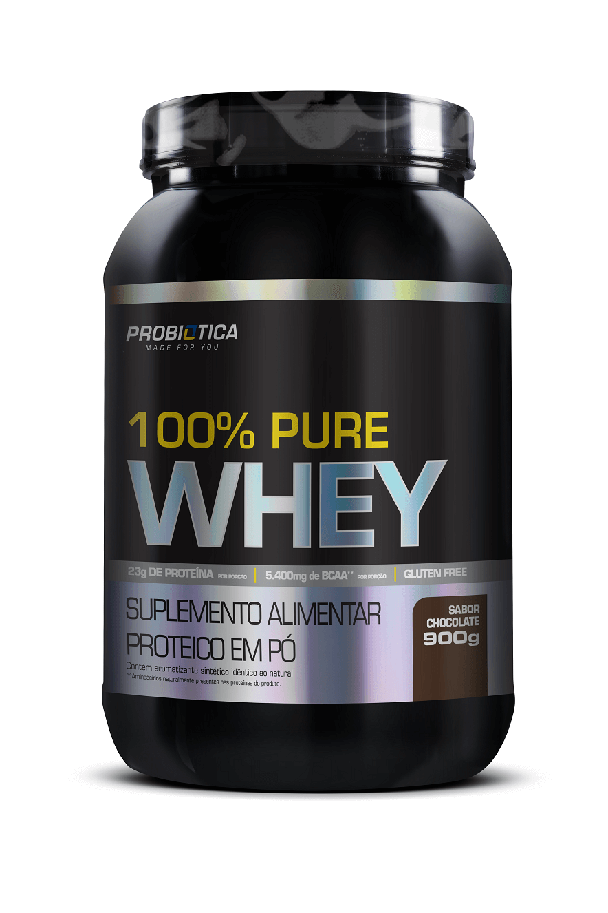 Whey Protein - 100% Pure - Pote 900g - Sabores