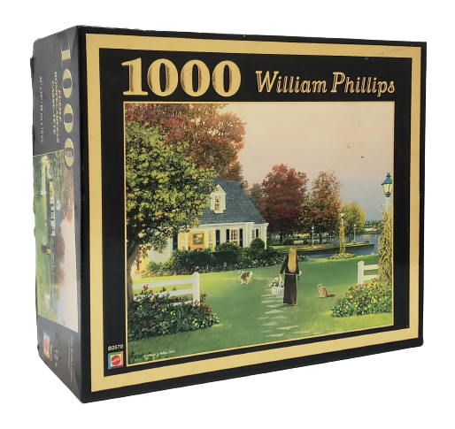 Quebra-Cabeça 1000 peças - Mattel - The Tender Cares of Autumn, William Philips