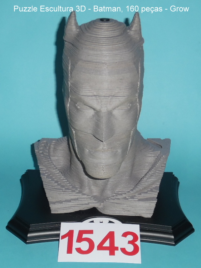 Quebra-Cabeça 160 peças - Puzzle Escultura 3D - Justice League - Batman