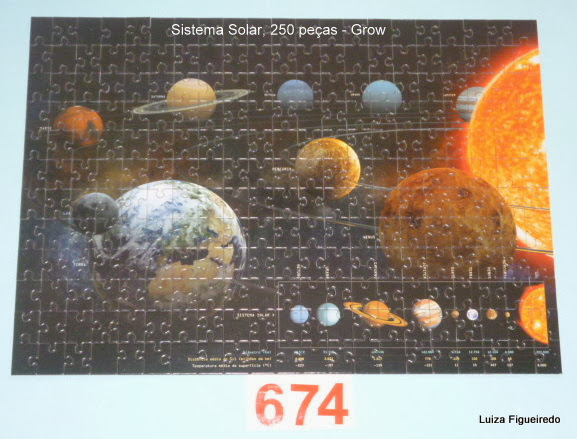 Quebra-Cabeça 500 peças - Série Especial - Sistema Solar
