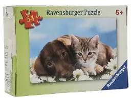 Quebra-Cabeça 54 peças - Ravensburger - Dog and Cat